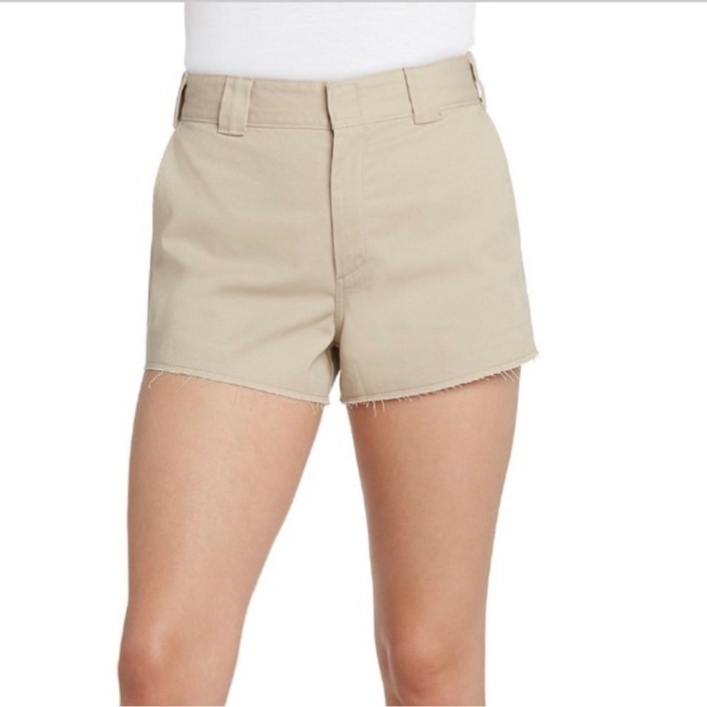 Dickies Juniors Frayed tan Shorts